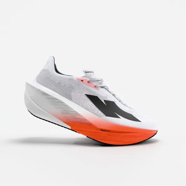 Kiprun Kipstorm Tempo Men's Running Shoes - White Orange