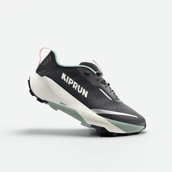 Kiprun Kipsummit Women's Trail Running Shoes - Dark Green 