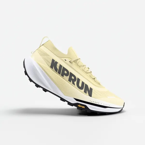 Kiprun Kipsummit Race Men's Carbon Plate Trail Running Shoes - Yellow